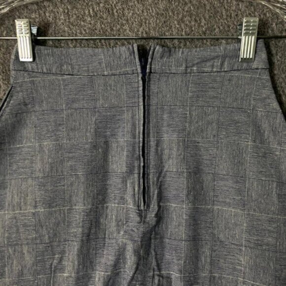 Alpha60 Women's Size XXS Blue High Rise Straight Leg Cropped Lagenlook Pants - Picture 4 of 10